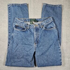 Vintage Ralph Lauren Jeans Co Womens 8 Medium Wash High Rise Straight Leg Jeans